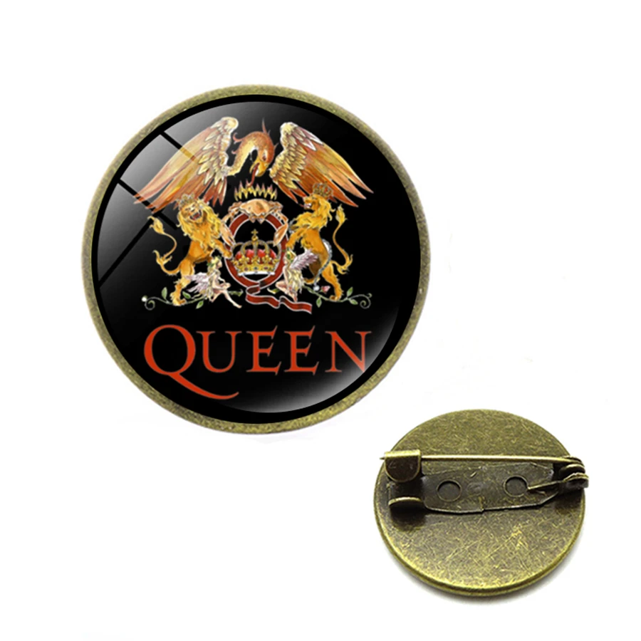 Мода поп и Рок Королева группа Броши ручной работы королева эмблемы-шпильки на