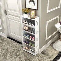 2021 shoe rack simple mini storage shoe cabinet household storage small shelf space saving at the door