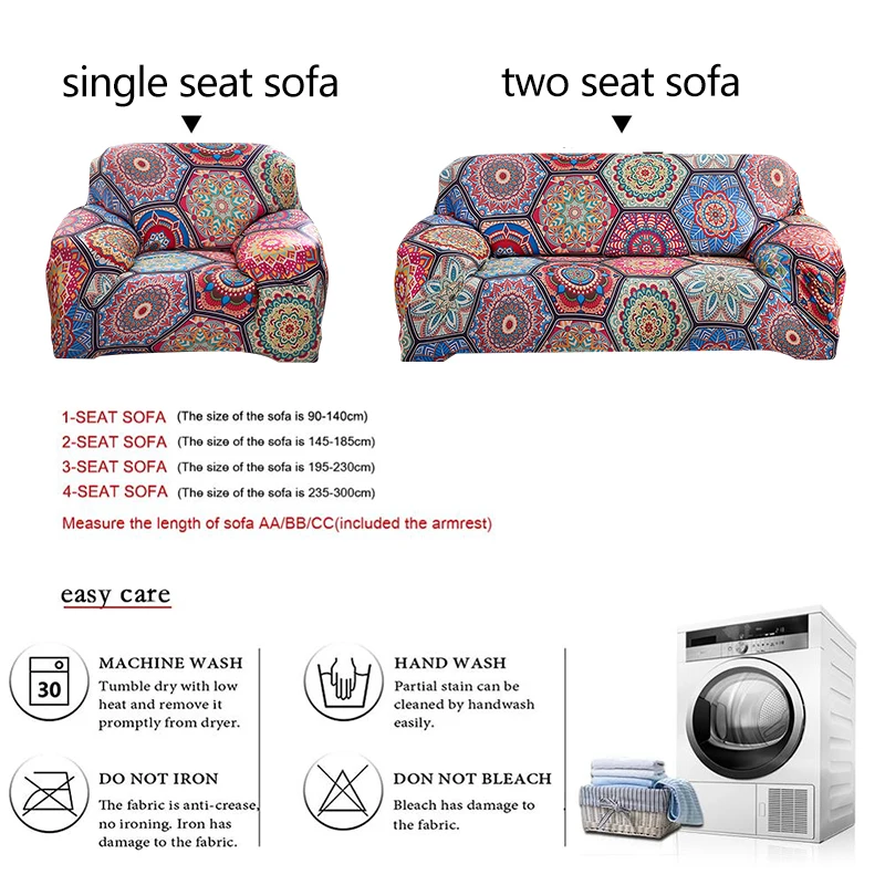 Богемный эластичный чехол для дивана Meijuner универсальный Хлопковый защитный в