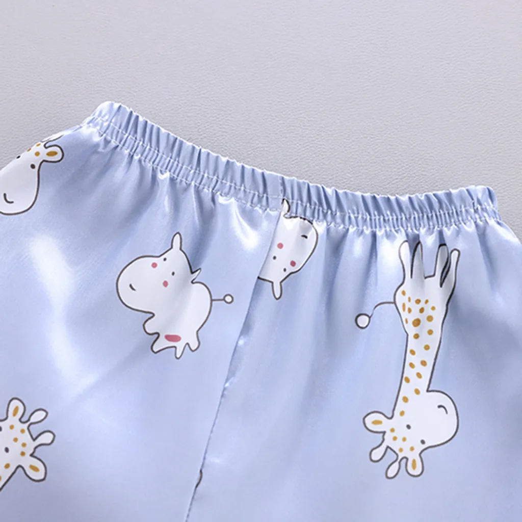 Пижама детская с коротким рукавом для мальчиков и девочек|Комплекты пижам| |