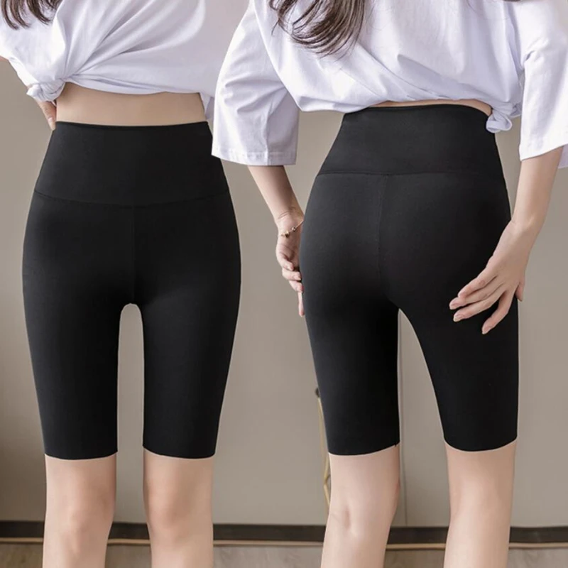 

Yoga Shorts Doublesided Fitness Tight Gym Sport Workout Running High Waist Butt Lifting Squat Proof Five Points Trousers