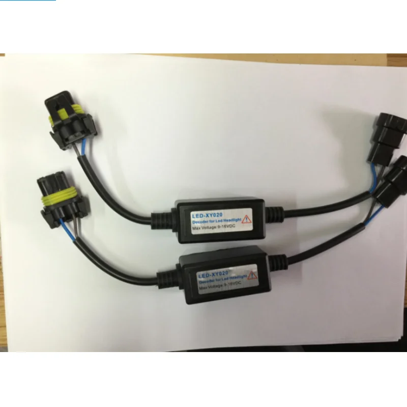

1 Pair H15 LED Decoder Car LED Headlight Warning Canceler Auto Canbus Can-Bus Error Free Fix Anti-Hyper Flashing Blinking 12V
