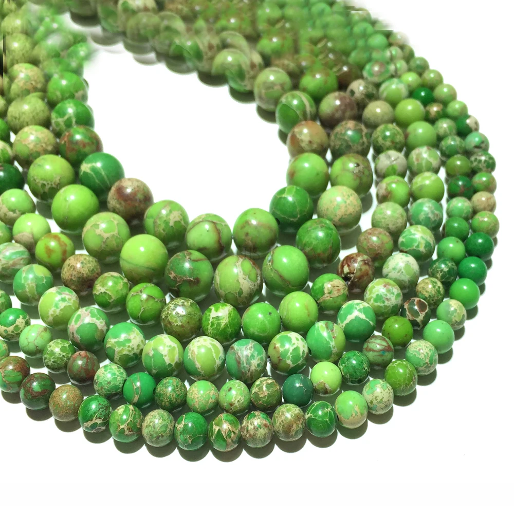 Натуральные зеленые бриллианты гладкие круглые бусины россыпью камень размером