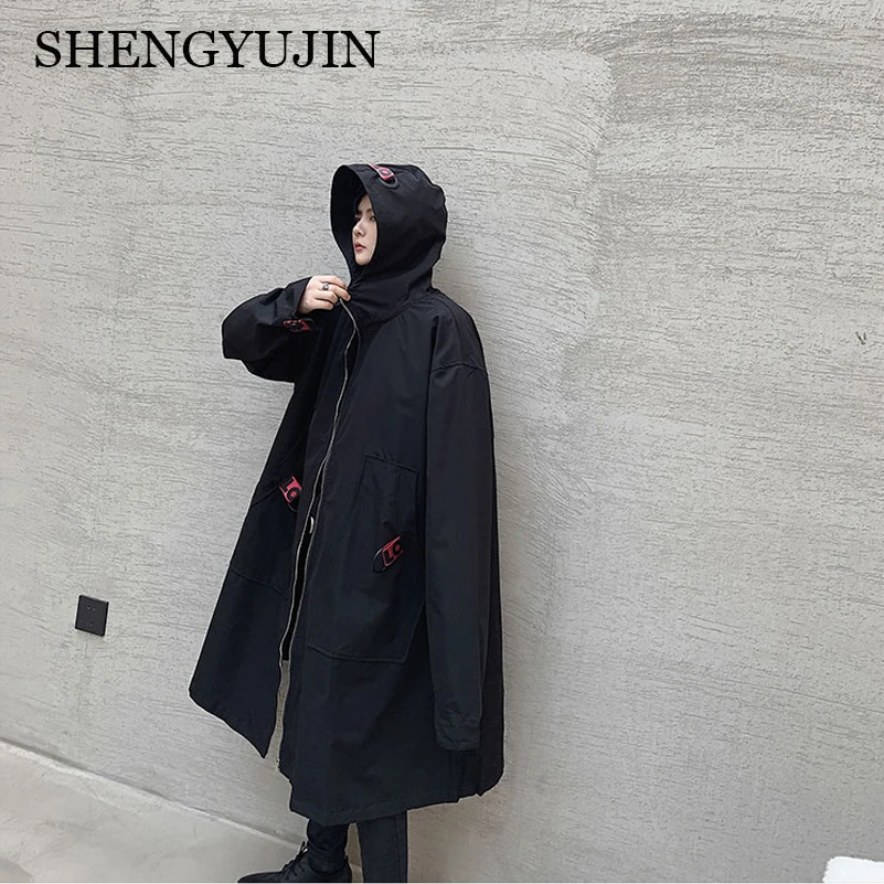 SHENGYUJIN осень темно ins личность лента украшения мужская длинная негабаритная