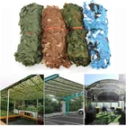 Камуфляжная сетка для маскировки автомобиля, палатка для охоты, военная камуфляжная сетка без краев, привязывающая солнцезащитный тент для активного отдыха, кемпинга, солнцезащитный тент