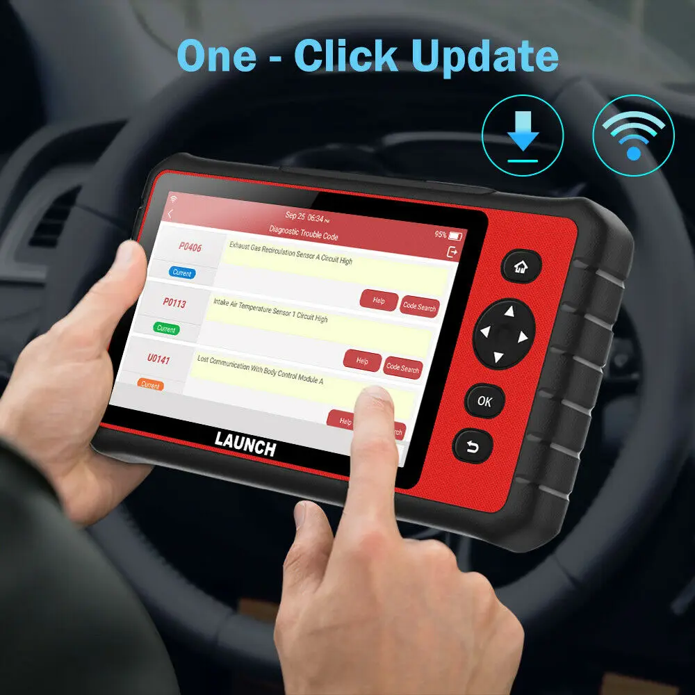 Launch CRP909C OBD2 Инструменты Профессиональный диагностический сканер полная система
