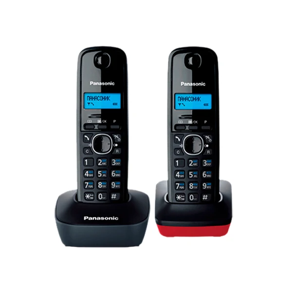 Panasonic KX TG1612RU3 DECT телефон меню на русском языке делает работу с аппаратом