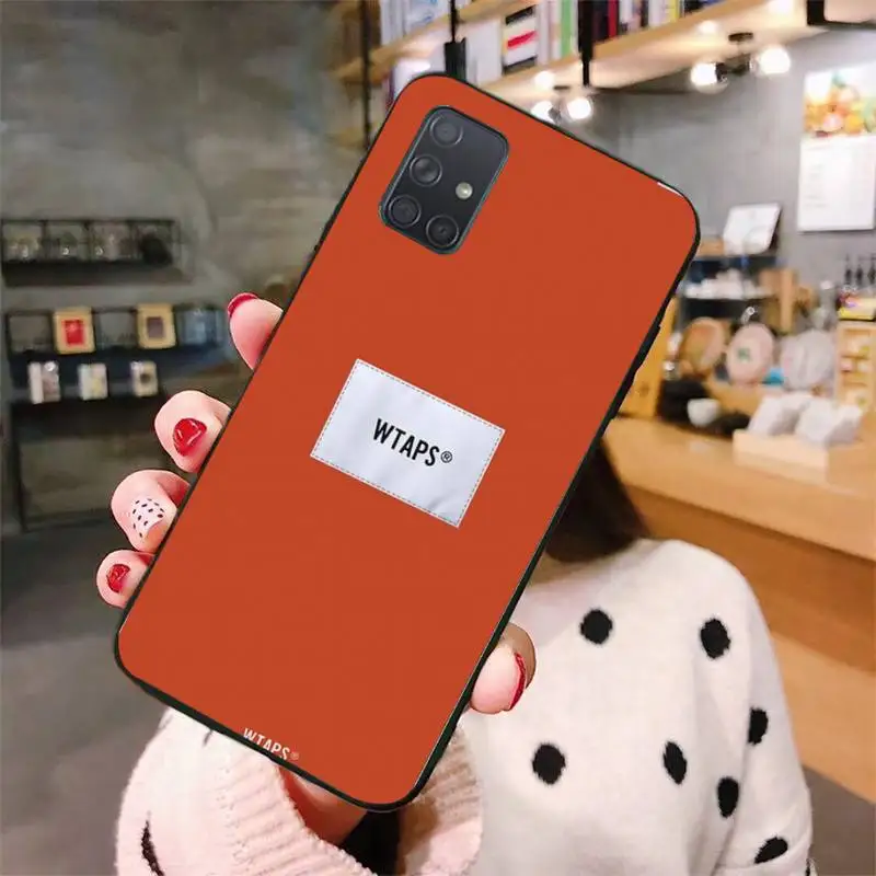 

Japanese Brand Wtaps Phone Case For Samsung Galaxy A50 A30S A50S A71 70 A10 Case Samsung A51 Soft Silicone Case Fundas