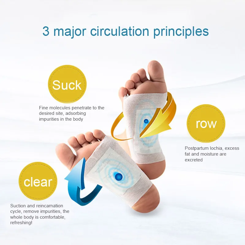 

2019 10pcs Wormwood Foot Care Patch Cleansing Foot Pads for Health Beauty Chinese Style Care Ai Ye