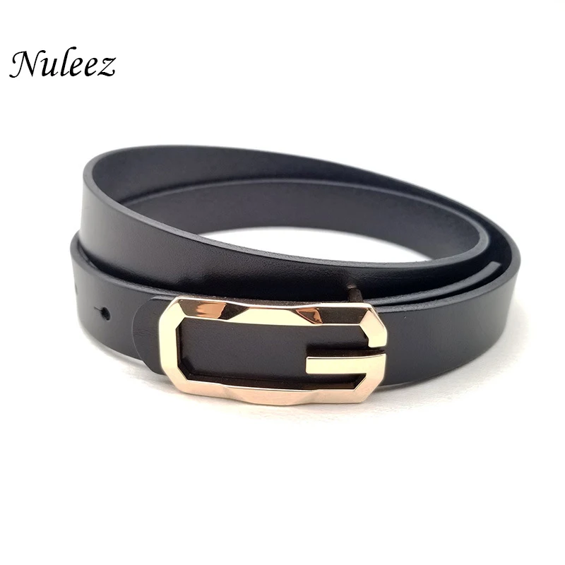 Nuleez Genuine Leather Belt Women Dress Accessory Waist Decoration Real Fashion Ladies | Аксессуары для одежды