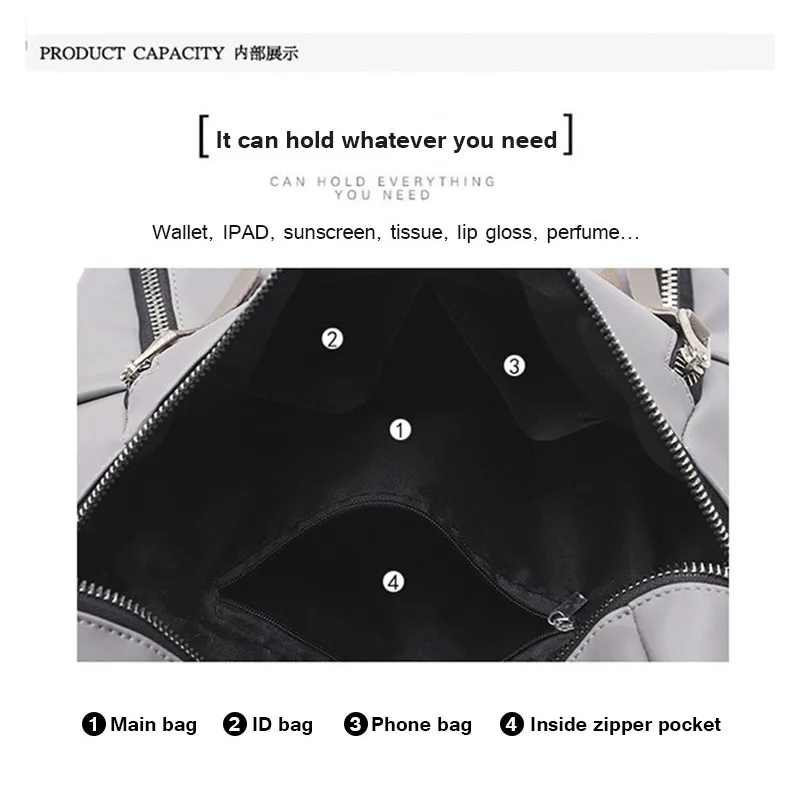 

Fashion Women Backpacks High Quality Waterproof Oxford Female Pack Ladies Large Capacity Backpack School Bags for Teenage Girls