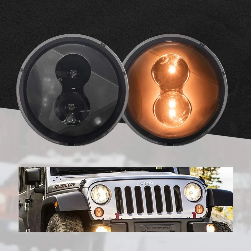 Светодиодные лампы указателя поворота для Jeep Wrangler 2007 2017|Фара авто в сборе| |