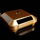 Солнечная Витрина 360 автоматический вращающийся поворотный стол ювелирные изделия Органайзер ожерелье часы-браслет с телефоном Дисплей Стенд MU8669