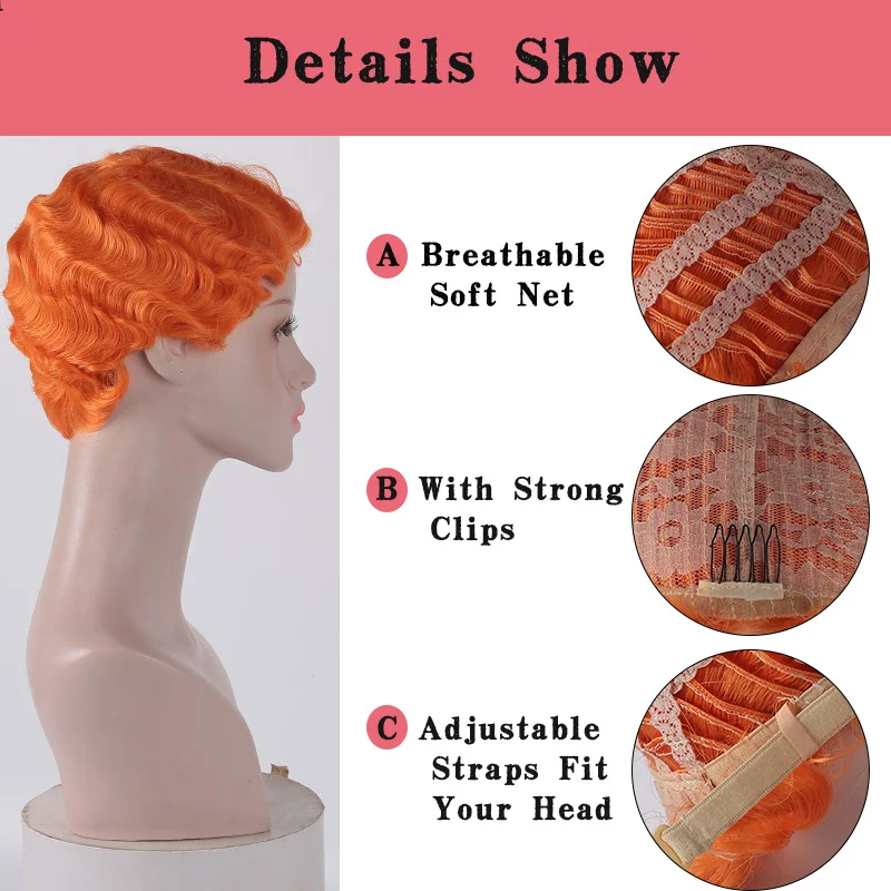 LUPU короткие парики вырезанные волнистые африканские афро волосы синтетический