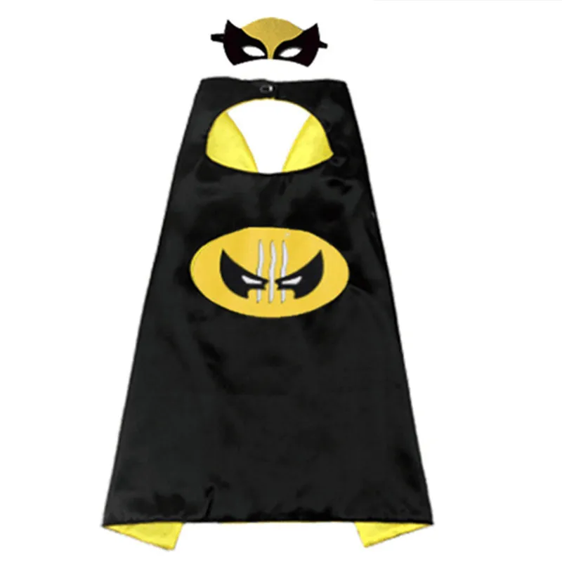 child avengers spidermanhulkiron mancaptain america cloak cosplay mask costume kids halloween robe costume carnival props free global shipping