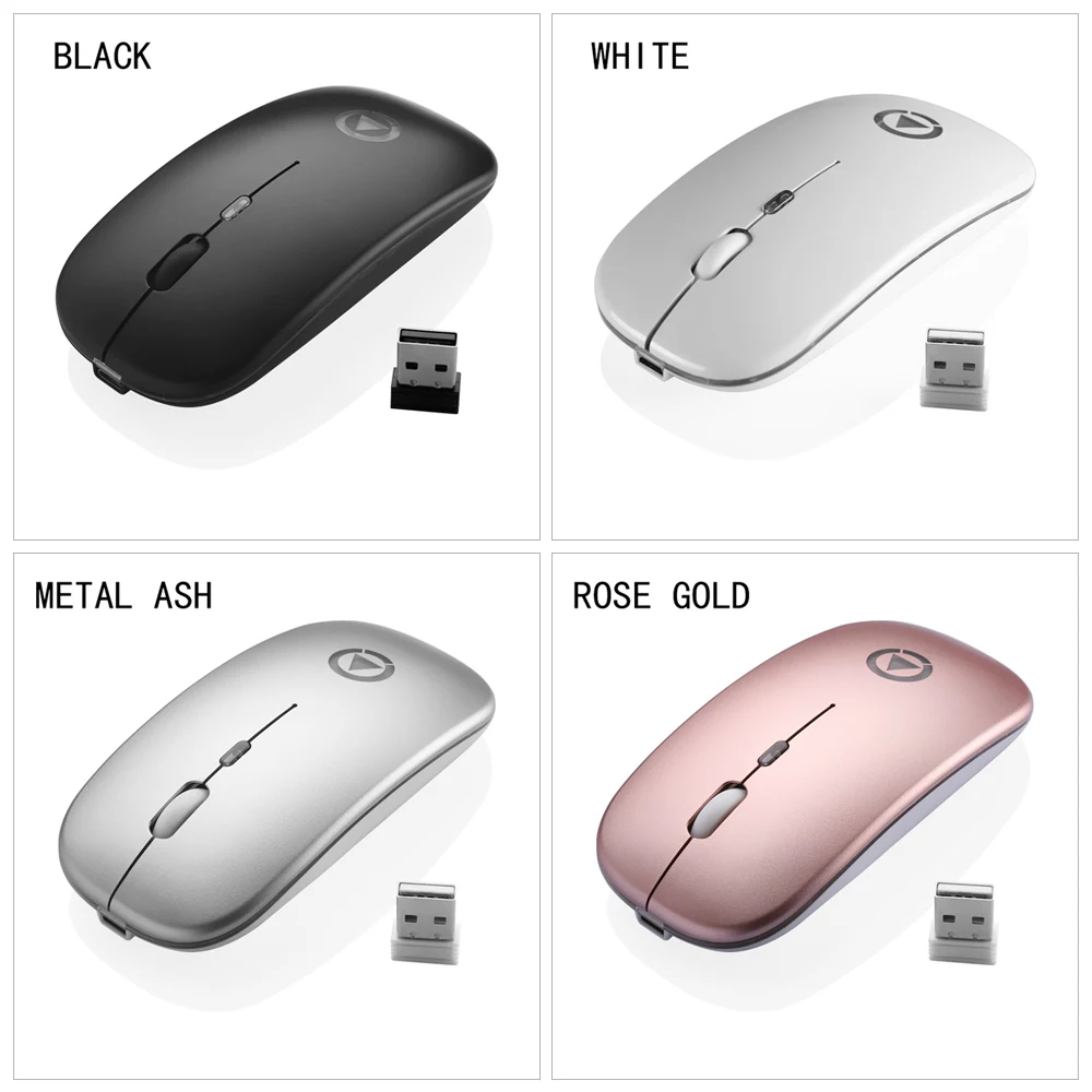 

1Pc Rechargeable mouse wireless silent mouse LED backlit USB ergonomic optical desktop computer mouse Accessories for laptop