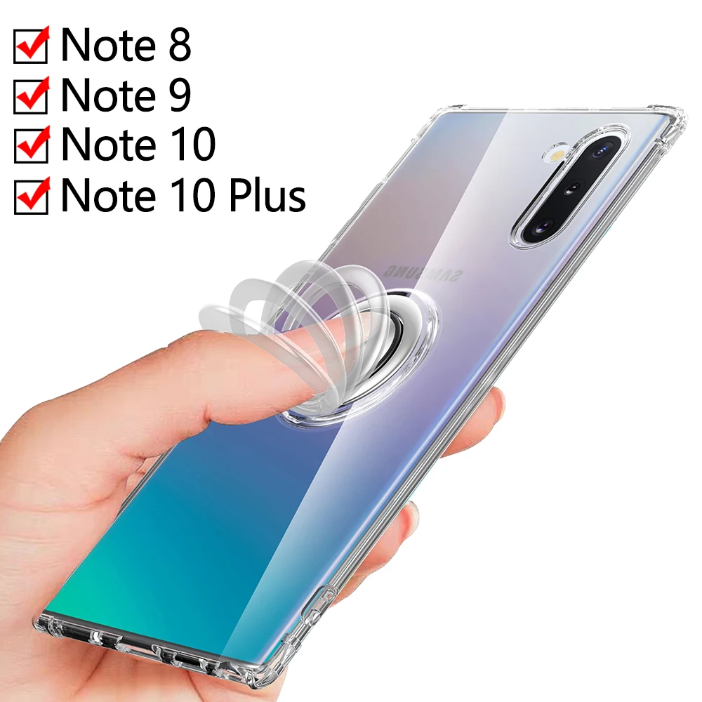 Защитный чехол для Samsung Galaxy Note10 Plus 5G телефона Note 8 9 10 Pro чехлы подставка магнитное