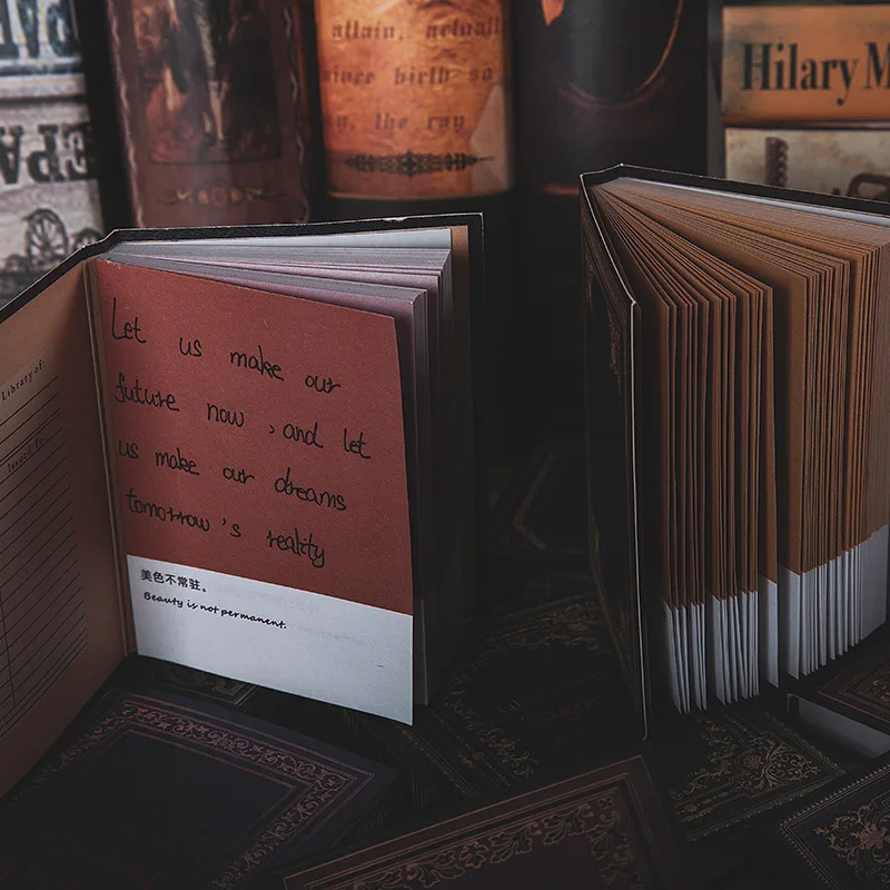 JIANWU 100 листов библиотеки цветная карта серия блокнот Ретро знаменитостей цитаты