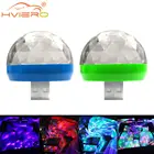 Автомобильный светильник, 2 шт., USB-разъем, для диджеев, RGB, цветной музыкальный звукосветильник свет, USBC, яблоко, праздник, вечеринка, караоке, атмосфера, лампа, приветсветильник