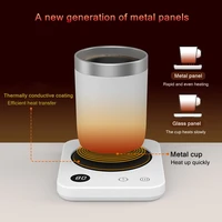 home timed power heating coaster usb coffee cup pad 4 gear constant temperature milk water cup warmer heater mat heating base