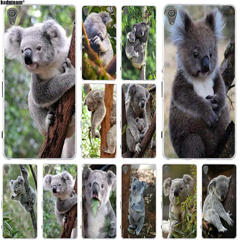 Узоры коала Медведь Мягкий Силиконовый ТПУ сотовый телефон чехлы для sony Xperia Z Z1 Z2