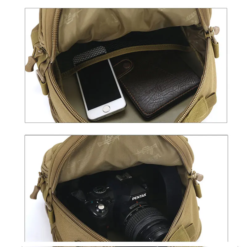 Тактическая сумка на плечо спортивная военная Molle для повседневного