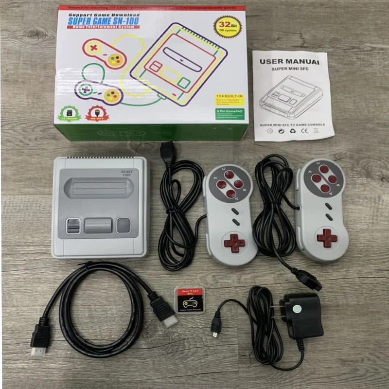 Супер Классическая игровая консоль HDMI HD Out для супер игр snes 32 бит Поддержка