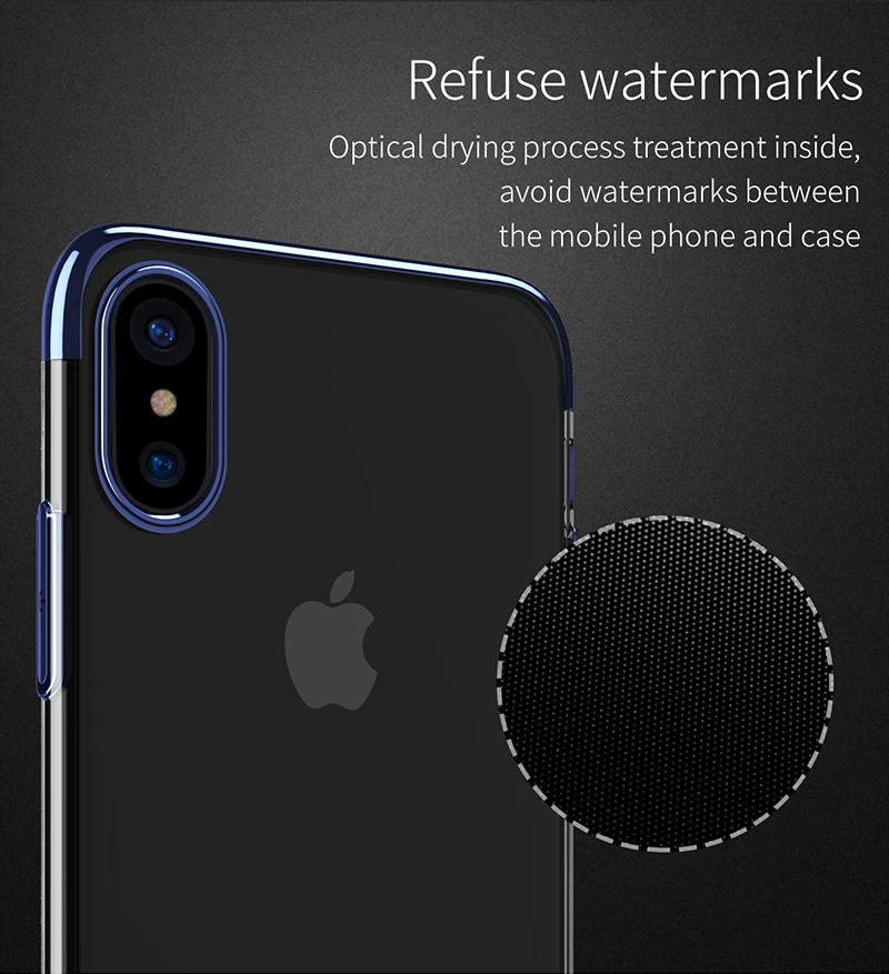 Baseus Роскошный чехол для телефона для iPhone X Capinhas ультра тонкий жесткий PC задняя крышка цветной чехол для iPhone X для iPhone 11 Pro Max чехол