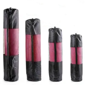 Черный рюкзак для йоги, водонепроницаемый рюкзак для йоги, сумка для йоги, нейлоновая переноска для пилатеса с регулируемым ремешком, удобные спортивные инструменты