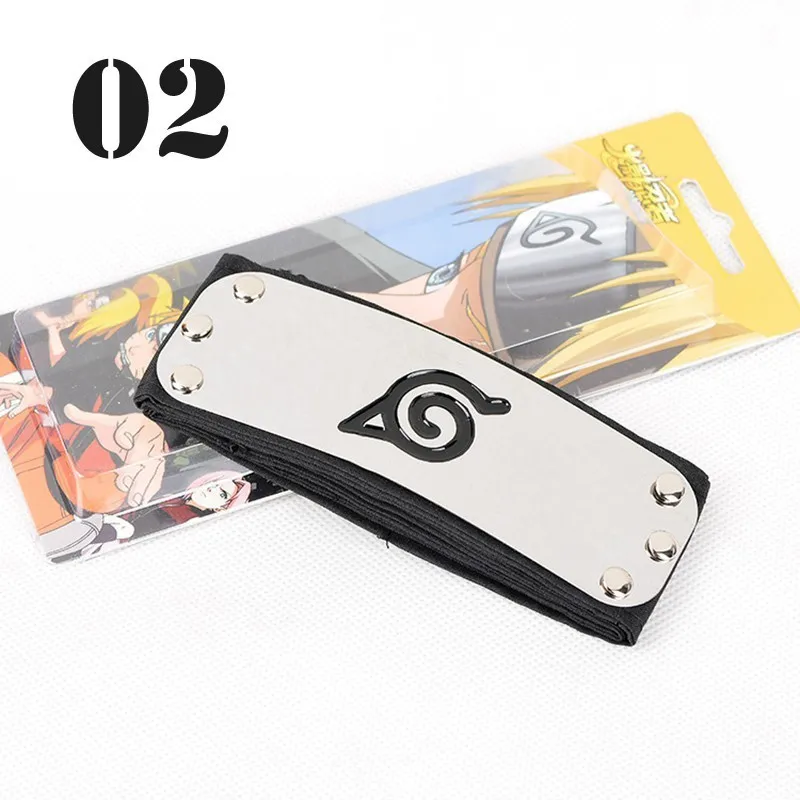 Модная Защитная повязка на голову с рисунком листьев из аниме удзумаки Какаси