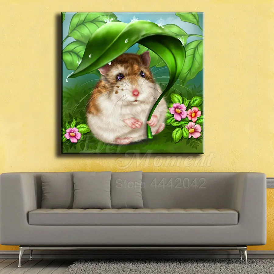 Когда либо в настоящий момент Алмазный рисунок с мышью Тапочки кроликом Шлёпанцы