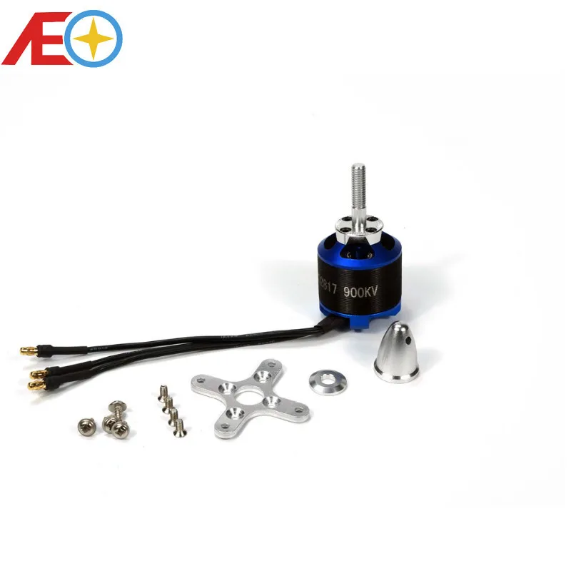 QX-Motor Metal MO 2817 900KV бесщеточный двигатель для радиоуправляемой модели Квадрокоптер