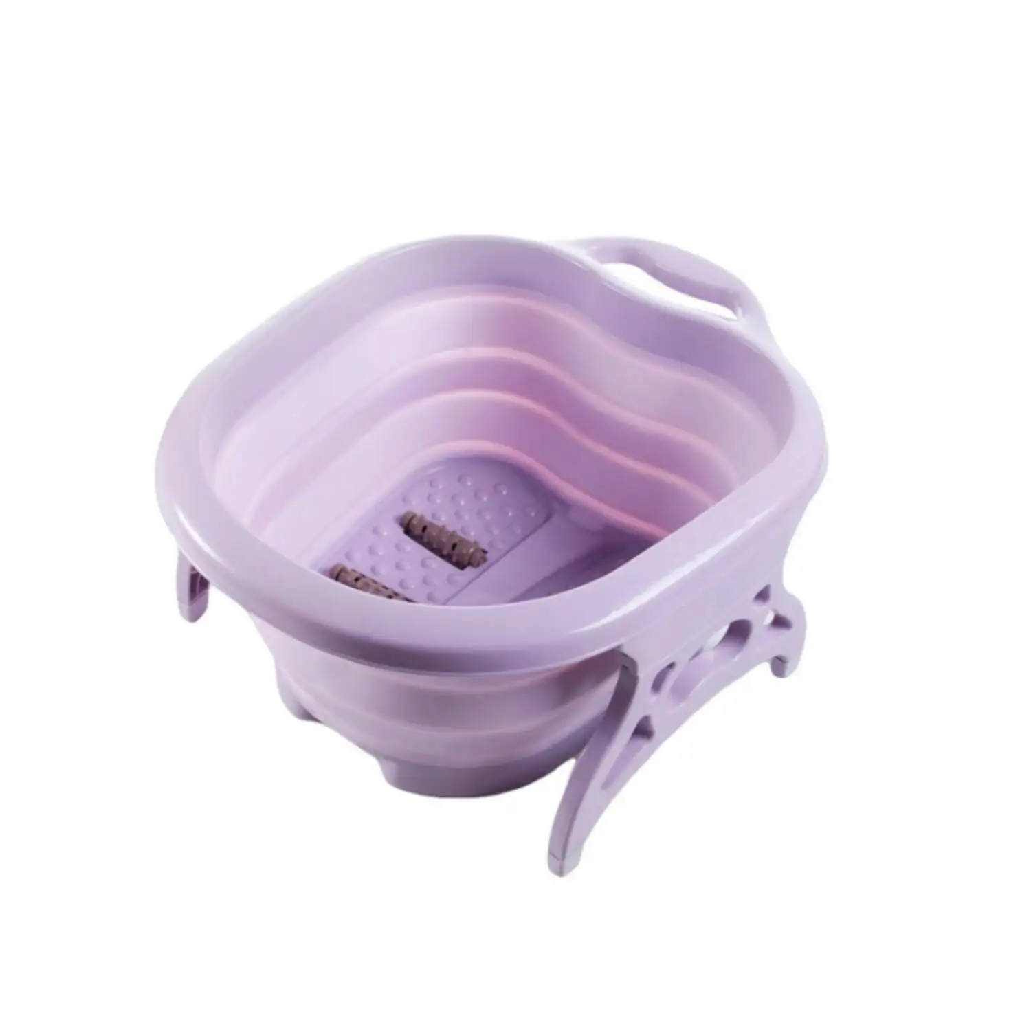 Behogar Складной Спа для ног замочить массажная ванна ведро бассейна с массирующие