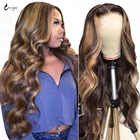 Парик из натуральных бразильских волос, медовый блонд, 427