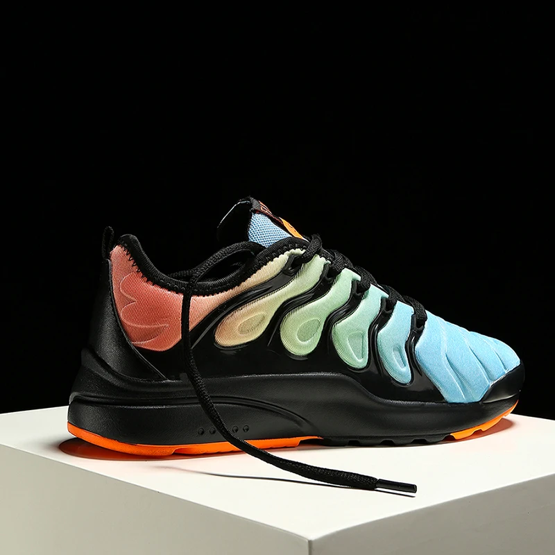 

Men Lightweight Casual Sneakers Breathable Casual Shoes Non-Slip Sport Trainer Lace Up Custom Logo Packing for Drop Shipping