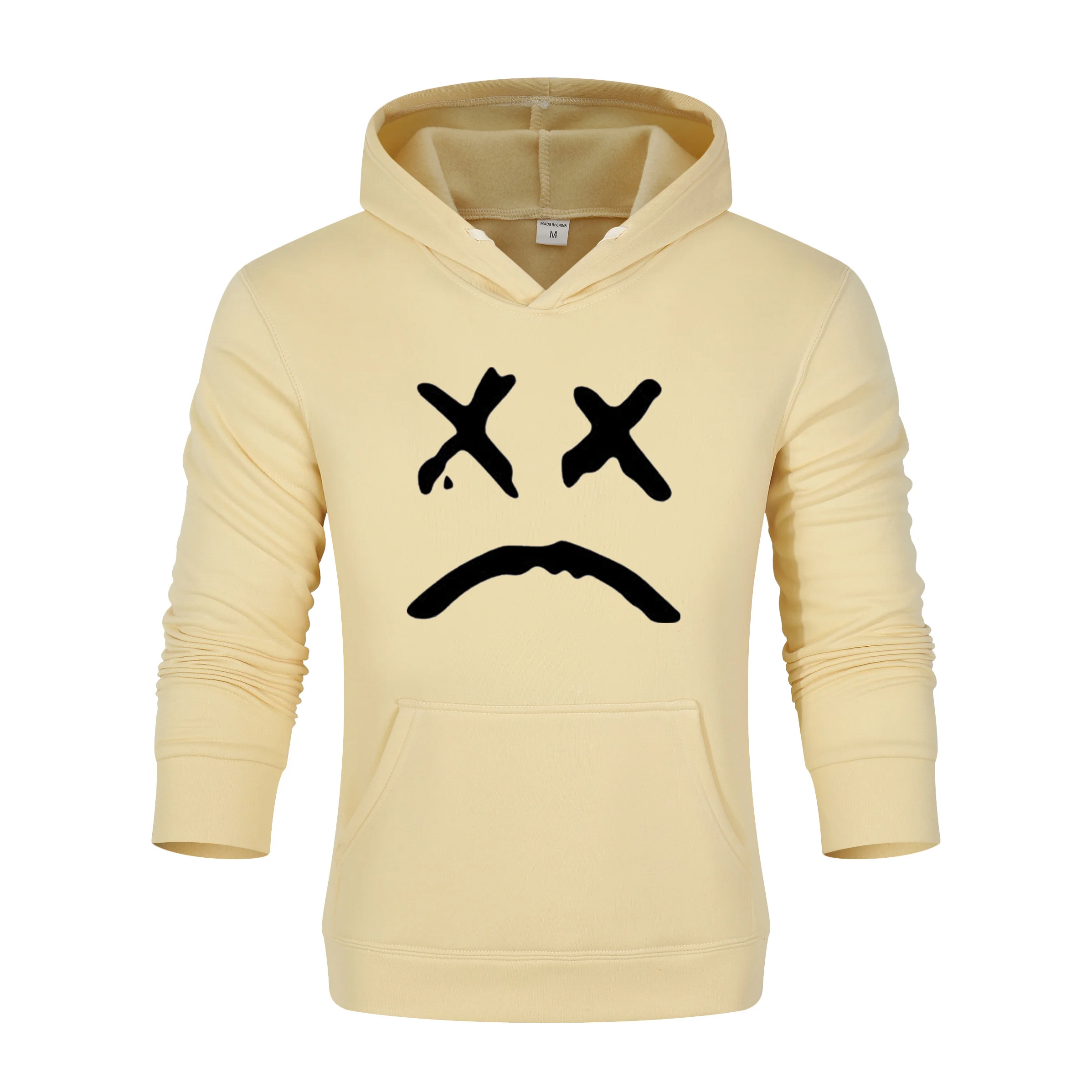 

2020 Unisex Street Shooting Print Hooded Pullover Harajuku Fall/Winter Pocket Fashion Jacket Hoodie XB15 30X26X18