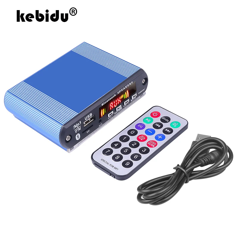 Беспроводной Bluetooth DC 12 В USB FM TF Радио MP3 декодер плата модуль аудио mp3 плеер