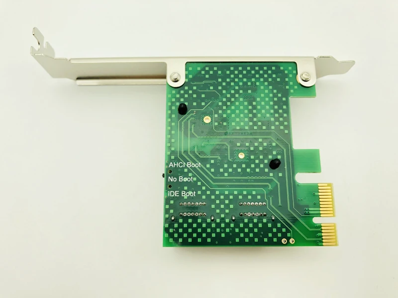 Переходник PCI-E PCI Express 1x на 4 порта Sata 3 0 III 6 Гбит/с низкопрофильный кронштейн для