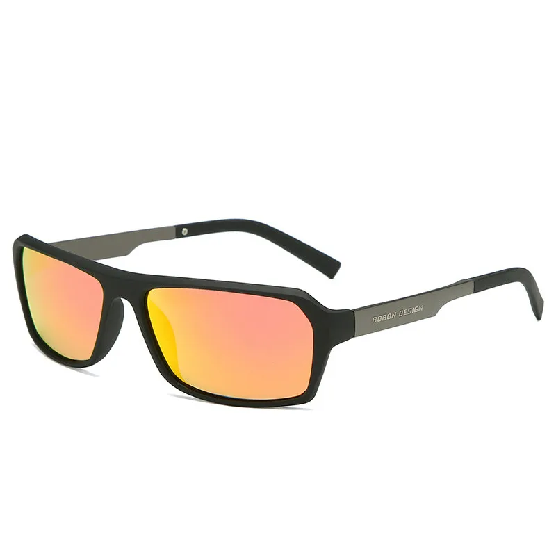 2019 Новые квадратные поляризованные солнцезащитные очки мужские зеркальные для