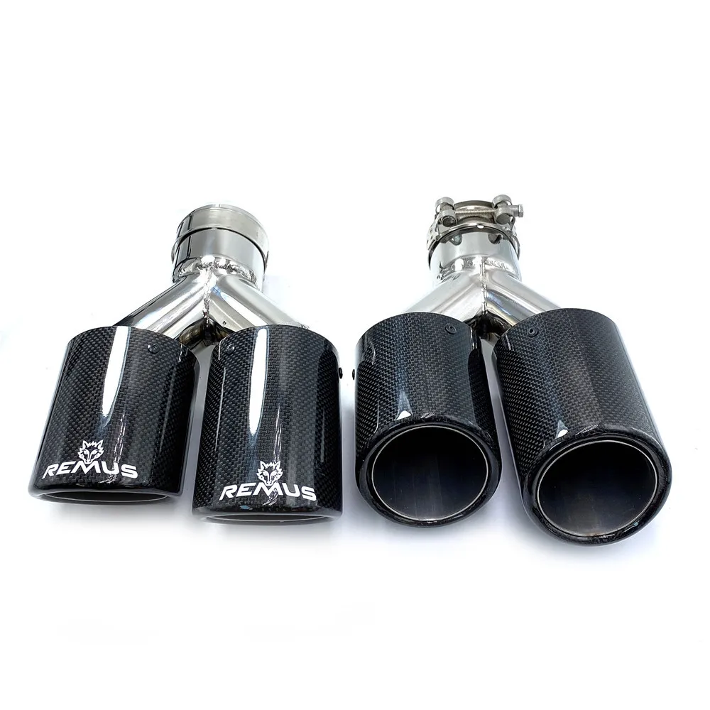 2 шт. модификация автомобиля универсальная двойная автомобильная выхлопная