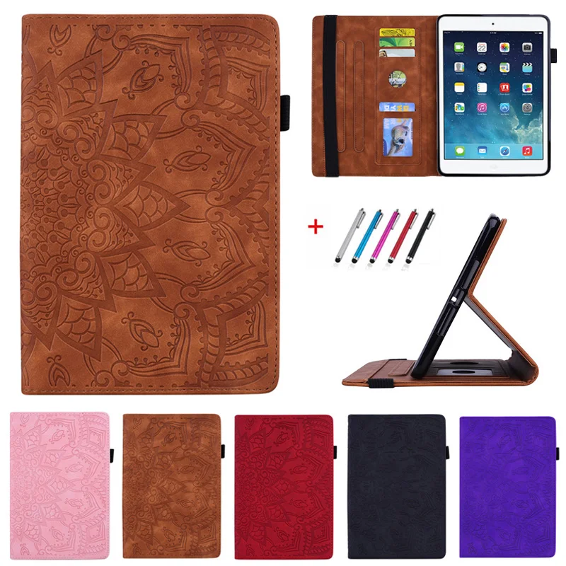 

Чехол для iPad 10,2 2019, чехол из искусственной кожи с 3D тиснением, чехол для iPad 7, 10,2 дюйма, чехол 2019