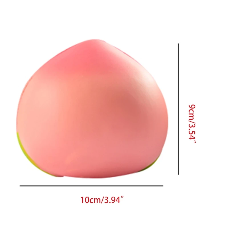 

Squeeze Toy Peach Crafts Vent Decompression Toys Sensory Balls Funny Party Favor H055