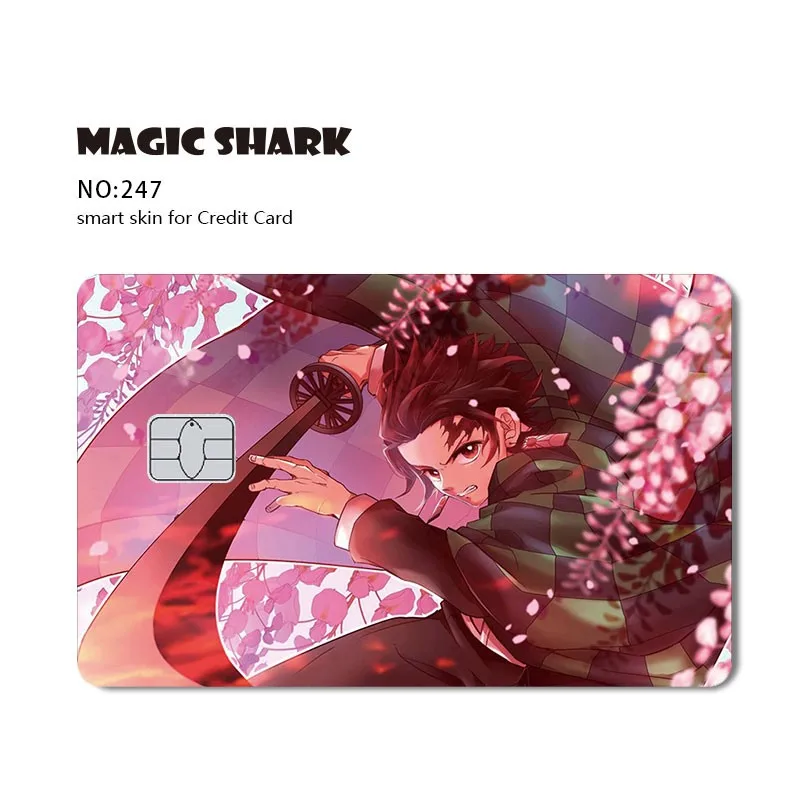 2021 Fashion Joker Stonks Skull Film Tape Sticker for Large Small Chip Debit Credit Card images - 6