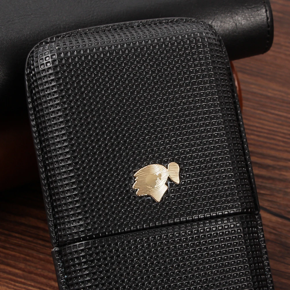 COHIBA хьюмидор чехол портативный аксессуар для сигар 3 трубки коробка кожа с