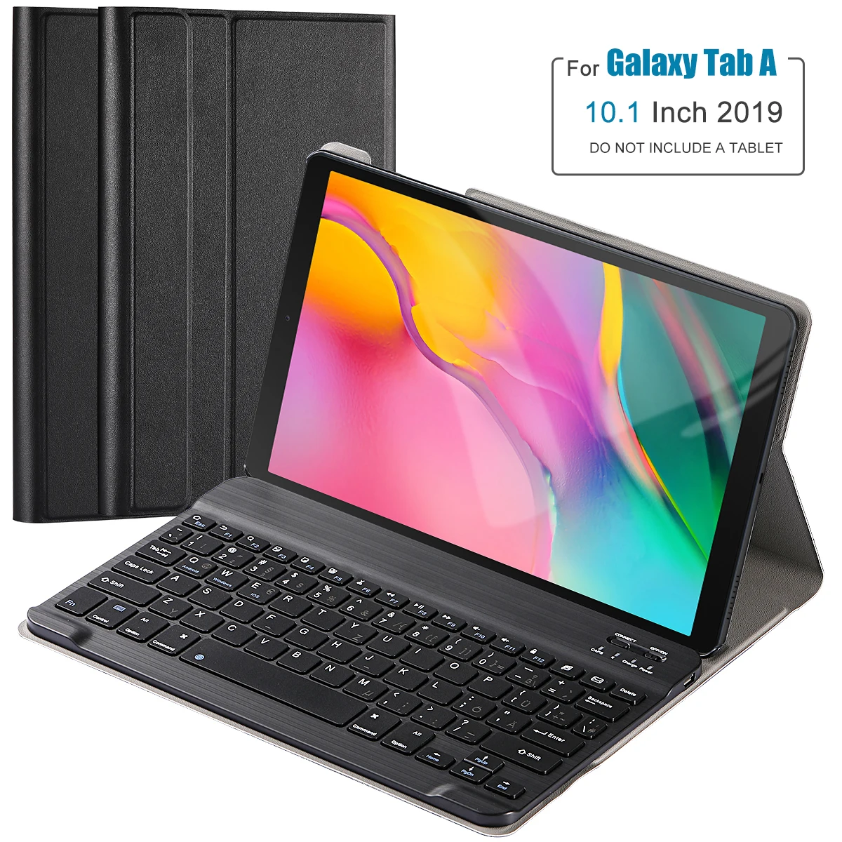 

Чехол для клавиатуры с Bluetooth для Samsung Galaxy Tab A 10,1 2019, T510, T515, чехол для клавиатуры, беспроводная клавиатура с чехлом из искусственной кожи