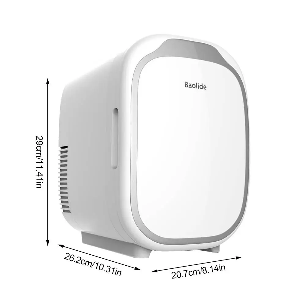 

6L Refrigerator Freezer Heater 12V Mini Car Fridge Cooler & Warmer Electric Fridge Portable Icebox Travel Refrigerator For Home