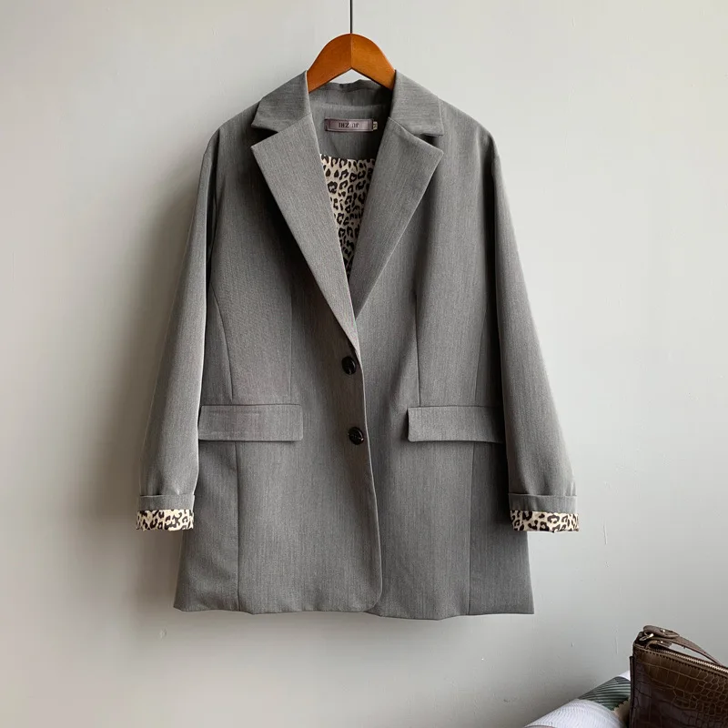 Женская куртка осенняя новая модная повседневная темпераментная свободная