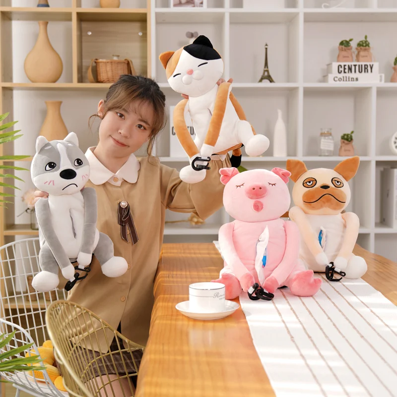 

Чехол для салфеток с имитацией собаки, свиньи, кошки