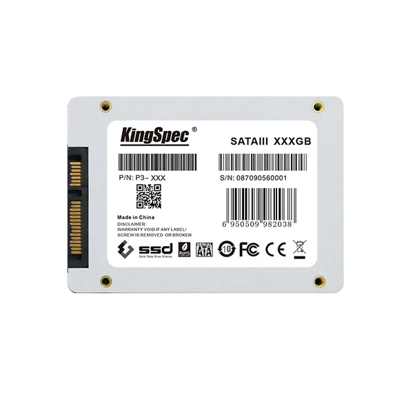 Твердотельный накопитель (SSD) KingSpec P3 2.5" 128Гб/256Гб/512Гб/1Тб SATA3|Внутренние