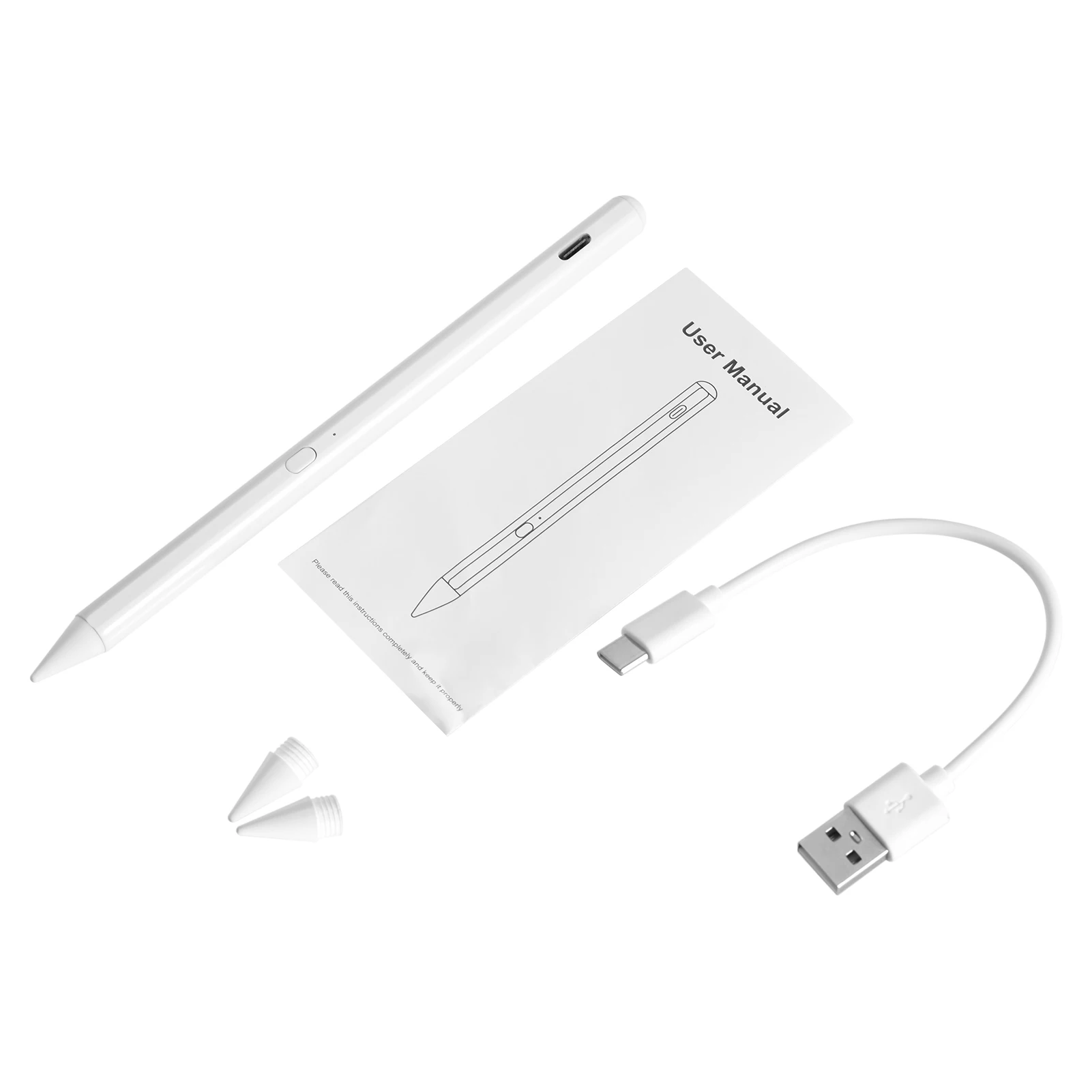 

Stylus Pen For IPad Touch Screens With Palm Rejection Active Capacitive Pencil Compatible With IPad 6th/7th/8th,Mini 5, IPad Air